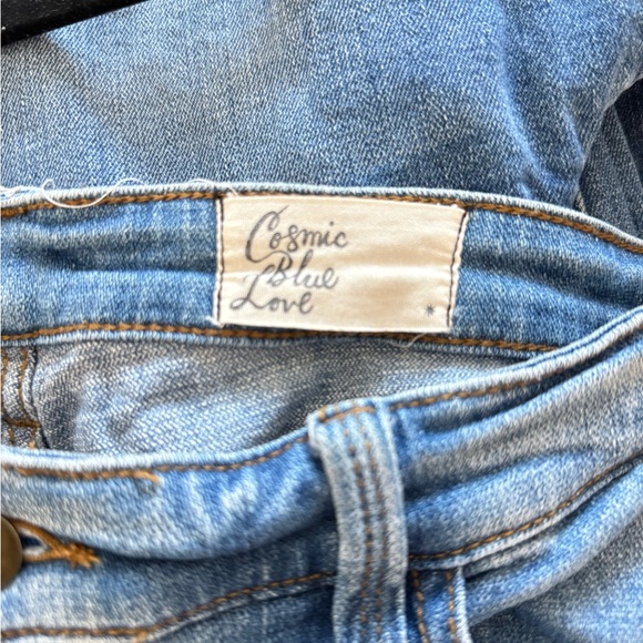 Cosmic Blue Love Denim Jeans - Picture 2 of 2